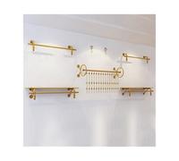 Perchero Burro Ropa Estante de exhibición montado en la pared, colgador ropa, tienda, juego 7 piezas Dormitorio(Medio)