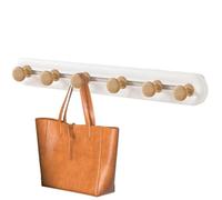 Perchero con gancho deslizante, estante de pared con ganchos deslizantes, percha adhesiva de pared | Perchas sin taladrar con ganchos deslizantes, soporte reutilizable para sombreros para bolsas,