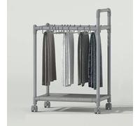 Perchero con Ruedas para Pantalones - Carrito de pie para Vaqueros, Pantalones y Faldas - Perchero metálico Que Ahorra Espacio para Pantalones y Toallas - Solución Ideal para organizar el ar