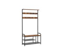 Perchero con Zapatero 30 x 85 x 180,5 cm Industrial