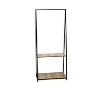 Perchero de Barra Metálico Triangular con 2 Baldas Osto 150x64x40cm 7house