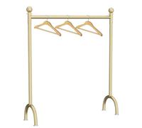 Perchero de Burro Dorado - Elegante Perchero para Dormitorio, salón y lavadero - Base en Forma de U, 60 x 40 x 150 cm - Decoración única para el hogar y más