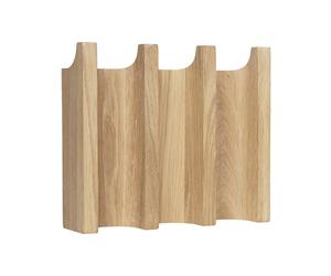 Perchero de Columna de Roble Aceitado