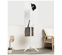 Perchero de madera con 8 ganchos, elegante solución de almacenamiento independiente para entrada y pasillo