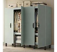 Perchero de metal resistente y plegable, portátil, para colgar ropa, para dormitorio, apartamento, dormitorio