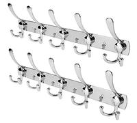 Perchero de Pared Acero Inoxidable Colgador de Pared Percha de Baño Puerta para Baño Cocina Habitación con 2 paquete 15 gancho de WYCTIN