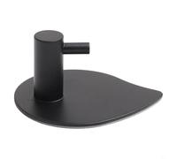 Perchero de pared de acero inoxidable 304 en forma de gota de agua, diseñado para baños, montaje de perforación para una sujeción segura en azulejos, vidrio, metal y paredes de plástico (D)