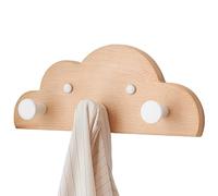 Perchero De Pared Moderno Con 2/3 Ganchos,Perchero De Pared De Madera, Ganchos De Pared Decorativos, Perchero Pared Madera Colgador Pared De Diseño Nordico Para Entrada, Dormitorio, Salon(Two-color,29