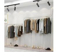 Perchero de Pared, riel para Ropa, Perchero Creativo para Tienda de Ropa Boutique, Perchero de Pared Industrial Moderno para Ropa de Boda, Perchero para Tienda de Ropa, por