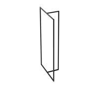 [en.casa] Perchero de Pie Diseño Industrial en Forma de T Perfecto para Recibidor Oficina Vestidor Acero 160 x 80 x 32 cm - Negro