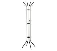 Perchero de pie Jessy (An x Al: 40 x 170 cm, Acero, Negro)