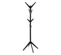 Perchero de pie multiestancia con 8 colgadores color negro 173 cm