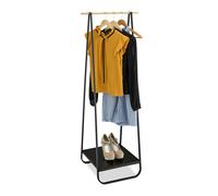 Perchero de pie Perchero burro Guardarropa pasillo con estante Colgador ropa