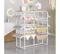 Perchero de tienda minorista, soporte de exhibición resistente para boutique y centro comercial, ideal para ropa interior, bragas y brasieres