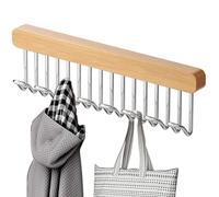 Perchero deslizante con ganchos para colgar en la pared, perchero para colgar ropa, sujetadores, clóset, organizador de ahorro de espacio, perchas de brasier para armario