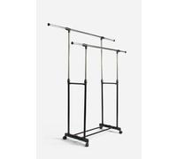 PERCHERO DOBLE DE METAL AJUSTABLE (D.TUBO 22) 160X43X150