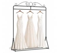 Perchero Expositor para Vestidos de Novia, Soporte Metálico Independiente