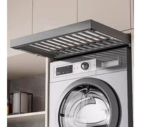 Perchero extensible de aleación de aluminio, cajón ajustable que ahorra espacio para armario, almacenamiento de secado oculto de pantalones