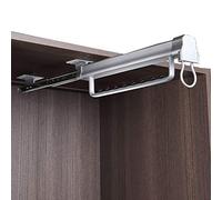 Perchero extraíble for Armario, con riel Deslizante y Bola de Empuje, Organizador Extensible for Armario, Ideal for Pantalones y Abrigos (tamaño: 35,8 cm/14,1 Pulgadas)(40.8cm/16-in)