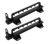 Perchero Extraíble Para Armario, Guías Silenciosas Con Rodamientos De Bolas De Aleación De Aluminio, Base Metálica Ancha Para Facilitar La Instalación, Asa Integrada(2-pack,40cm/15.7in)