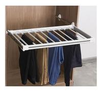 Perchero extraíble para pantalones, ahorro de espacio, organizador de pantalones y ropa, solución de almacenamiento eficiente para armario