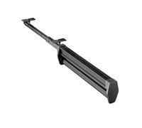 Perchero extraíble para pantalones, ajustable, con colgador extensible y rieles, barra de armario resistente, fácil de instalar, capacidad de carga de 25 kg