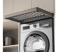 Perchero extraíble para pantalones, barra extensible estilo cajón para almacenamiento en el armario, ahorro de espacio sobre el estante de secado de la lavadora, aleación de aluminio extensible