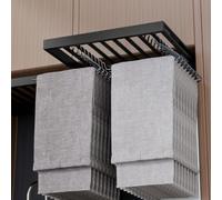 Perchero extraíble para secar la Ropa, Perchero Extensible extraíble for Pantalones de 44-54 cm de Profundidad(Depth: 49cm (19.29 Inches))