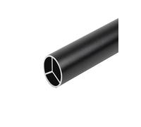 Perchero for Armario y Mueble, tendedero Horizontal for Interior, con Soporte de Brida Fija, Barra for Perchero(Black,100cm/39.4in)