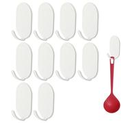 Perchero - Gancho Perchero - Gancho de hierro, Gancho autoadhesivo, Perchero de pared/puerta, Instalación sencilla | Perchero de pared para pared, utensilios de cocina, bombas de baño,