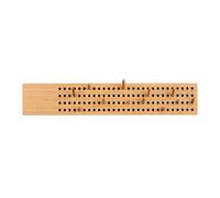 Perchero Horizontal Grande de Roble con Marcador de Madera