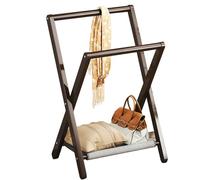 Perchero industrial para dormitorio y sala de estar, resistente, capacidad de 80 kg, riel compacto para almacenamiento en el pasillo y diseño elegante para nización del hogar