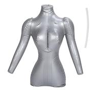 Perchero Inflable para Ropa de Mujer, Modelo de Cuerpo Superior, para avatares, Modelos de Ventana, Trajes de baño, Material de PVC.