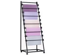 Perchero metálico para ropa: expositor para boutiques, organizador de armarios, soporte para hilos de coser, estante para telas, vitrina para chales y solución de almacenamiento para prendas de vest