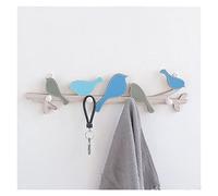 Perchero montado en la pared 1 pieza decoración creativa para el hogar pájaro madera perchero perchero perchero ropa dormitorio niños sala de estar pared puerta colgar decoraciones perchero árbol