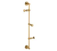 Perchero Montado En La Pared De Latón Vertical, Gancho Para Abrigo Moderno, Ganchos De Pared Que Ahorran Espacio, Con 3/4/5 Ganchos, Adecuado Para Entrada, Sala De Estar, Dormitorio, Baño(Brass,A60cm/