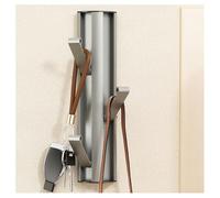 Perchero Montado En La Pared, Ganchos De Metal Plegables Para Entrada, Gancho De árbol Creativo Para Ropa, Perchero Para Llaves, Ganchos Sin Perforación Detrás De La Puerta(Size:3 Hooks,Color:Gris)