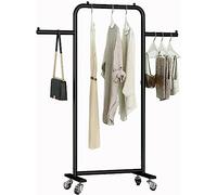 Perchero móvil con ruedas: solución versátil que ahorra espacio para dormitorio, pasillo y exhibición minorista