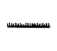 Design House Stockholm Set de 2 percheros de pared Wave negro