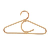 Perchero organizador de ropa de ratán estilo percha para niños, decoración para habitación infantil