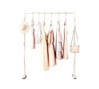Perchero para colgar en el suelo que ahorra espacio, diseño simple, pequeño perchero para ropa, decoración elegante, solución de almacenamiento eficiente.