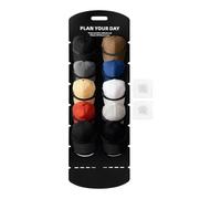 Perchero para puerta - Soporte de fieltro con 12 bolsillos que ahorra espacio, organizador de pared para organizar armarios, dormitorios, entradas, interiores, hogar, apartamento, dormitorio, oficina