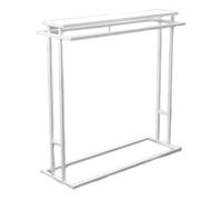 Perchero para ropa, organizador de exhibición de ropa duradero para dormitorio y tienda, solución de almacenamiento que ahorra espacio, fácil montaje, diseño resistente