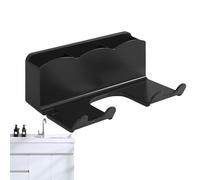 Perchero para secador de pelo, soporte de pared para secador de pelo | Portaobjetos para gancho para secador de pelo,Porta secadora de pared, gancho adhesivo para secador de pelo, organizador para