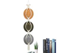 Perchero para sombreros - Organizador de sombreros Boho de cuerda de algodón con borlas | Elegante estante tejido hecho a mano para sombreros de, dormitorio, baño o decoración de pared, es