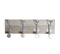 PERCHERO PARED MANGO METAL 46X15X10 DECAPE NATURAL