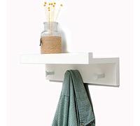 Perchero, Percha Montado en la Pared Estante Estante Sombrero Paraguas Llavero Utilizado en el Pasillo habitación Cocina guardarropa Aleación de Zinc Multifuncional Bambú nanmu Gancho