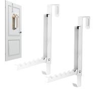 Perchero Plegable de Metal - Tendedero para Colgar sobre la Puerta, diseño 2X | Percheros de lavandería sobre la Puerta, Ganchos de Secado para Toallas, Sujetadores, Ropa, solución de Secado