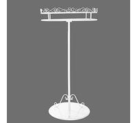 Perchero redondo giratorio de 360° - Perchero dorado de gran capacidad para el hogar y el comercio minorista, diseño estable, diámetro 60-90 cm, perfecto para almacenamiento organizado.