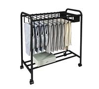 Perchero telescópico de metal para pantalones, organizador de armario rodante para pantalones, multifuncional, 24 ganchos